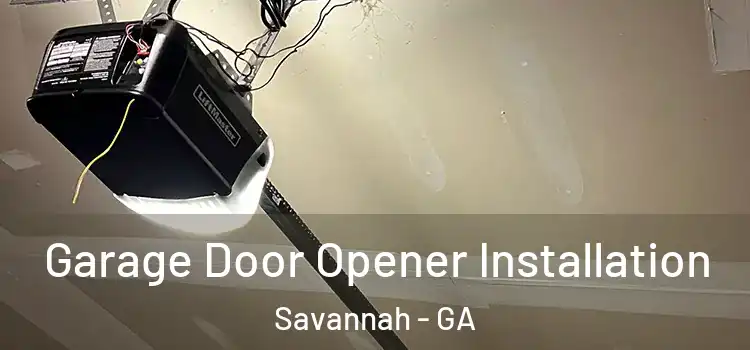  Garage Door Opener Installation Savannah - GA