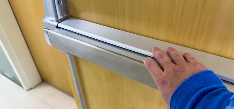 Installing a Push Bar on a Door Savannah