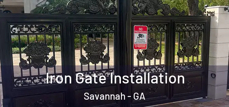  Iron Gate Installation Savannah - GA